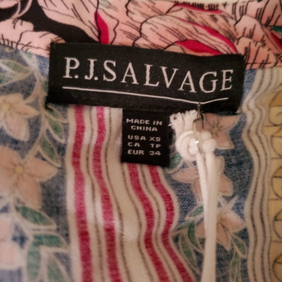 P.J. SALVAGE O.C. CALIFORNIA KIMONO XS NEW WITH TAGS! - Picture 5 of 14